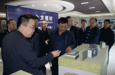 市人大領導一行蒞臨我公司調(diào)研指導