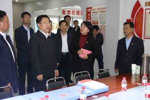 省委常委、省委組織部部長李元平來我公司調(diào)研指導(dǎo)工作